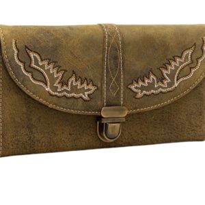 A leather wallet  